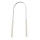Stainless steel tongue cleaner, White